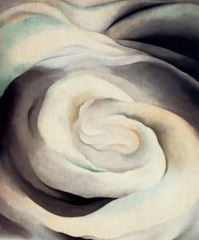 Georgia O Keeffe : Abstraction white